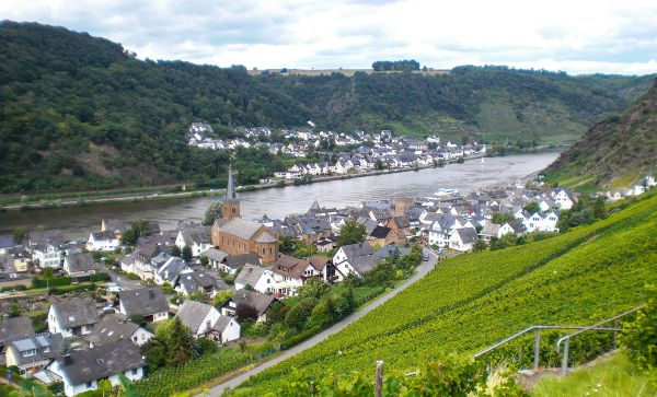 Blick auf Alken 